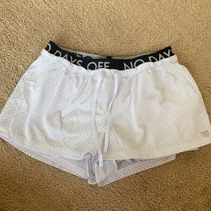 White running shorts